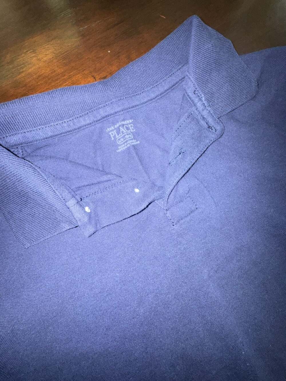 The Children's Place Blue Long Sleeve Polo Shirt Size L (10-12)